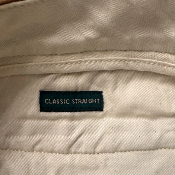 J. Crew Men's Broken-in Straight pant in stretch corduroy in vintage golden rod - Picture 4 of 8